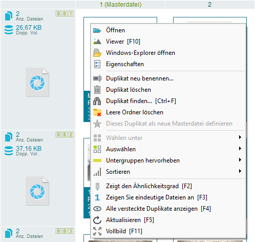 Context menu