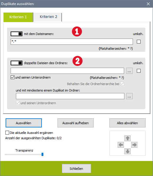 Select duplicates 0
