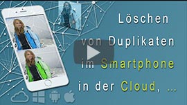 Löschen von Duplikaten im Smartphone in der Cloud, im PC … 