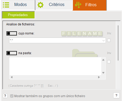 Filter Properties